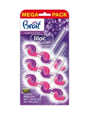 Kostka wc brait lilac garden 2-fazowa 3x45g