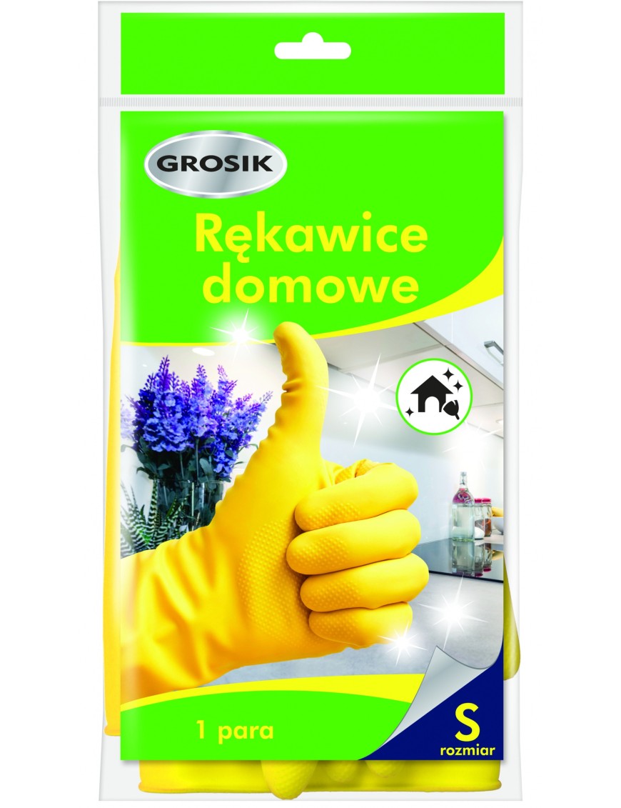 Grosik Rękawiczki domowe rozmiar S 1 para