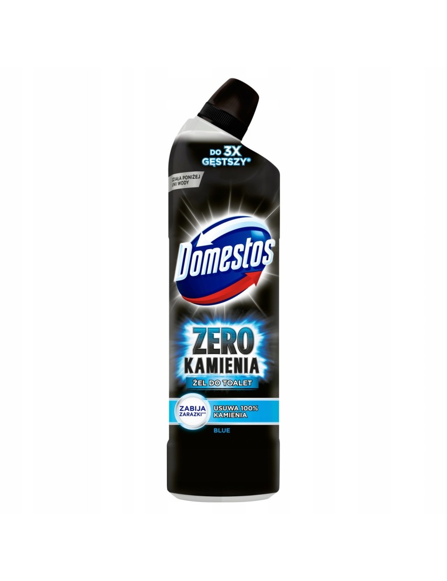 Domestos Zero Kamienia Żel do toalet Blue 750 ml