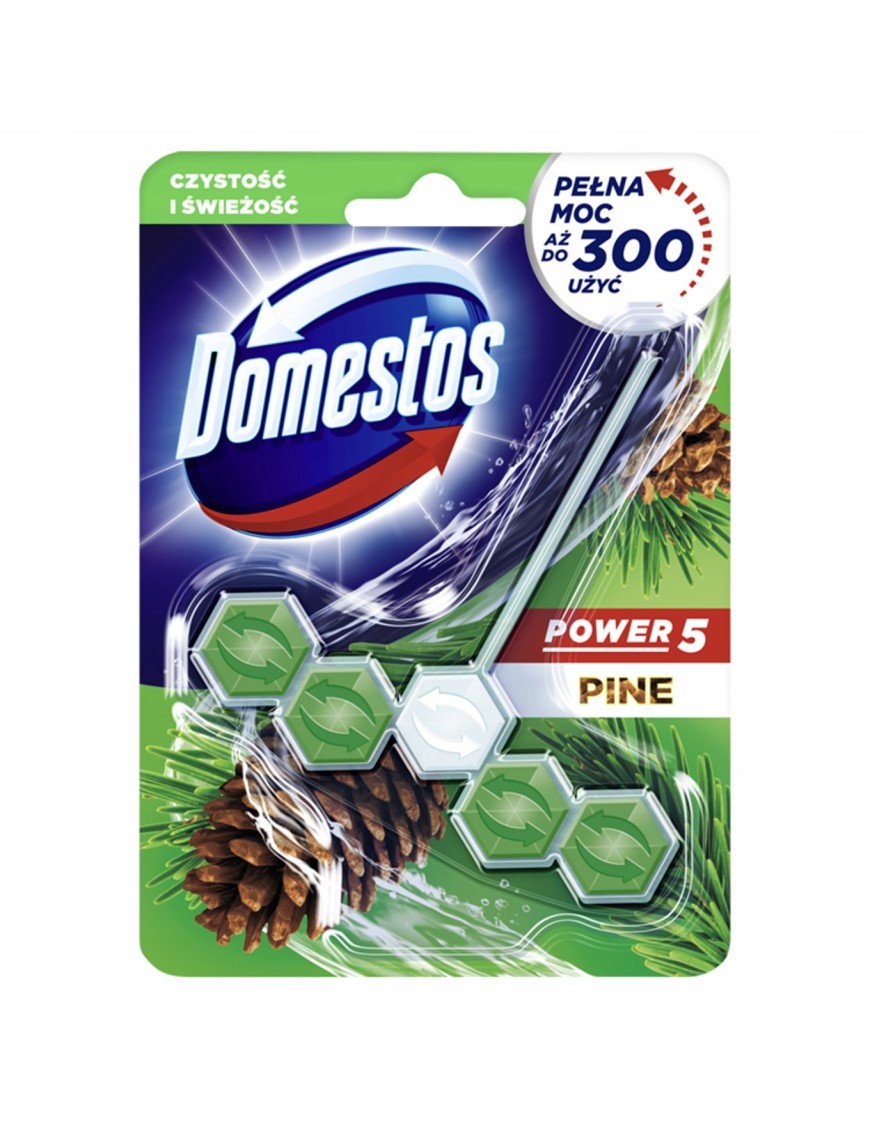 Domestos Power 5 Pine Kostka toaletowa 55 g