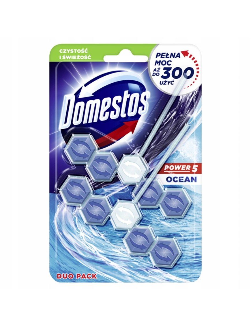 Domestos Power 5 Ocean Kostka toaletowa 2 x 55 g