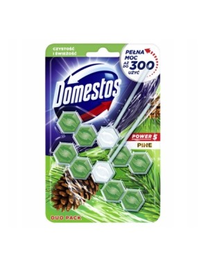 Domestos Power 5 Pine Kostka toaletowa 2 x 55 g