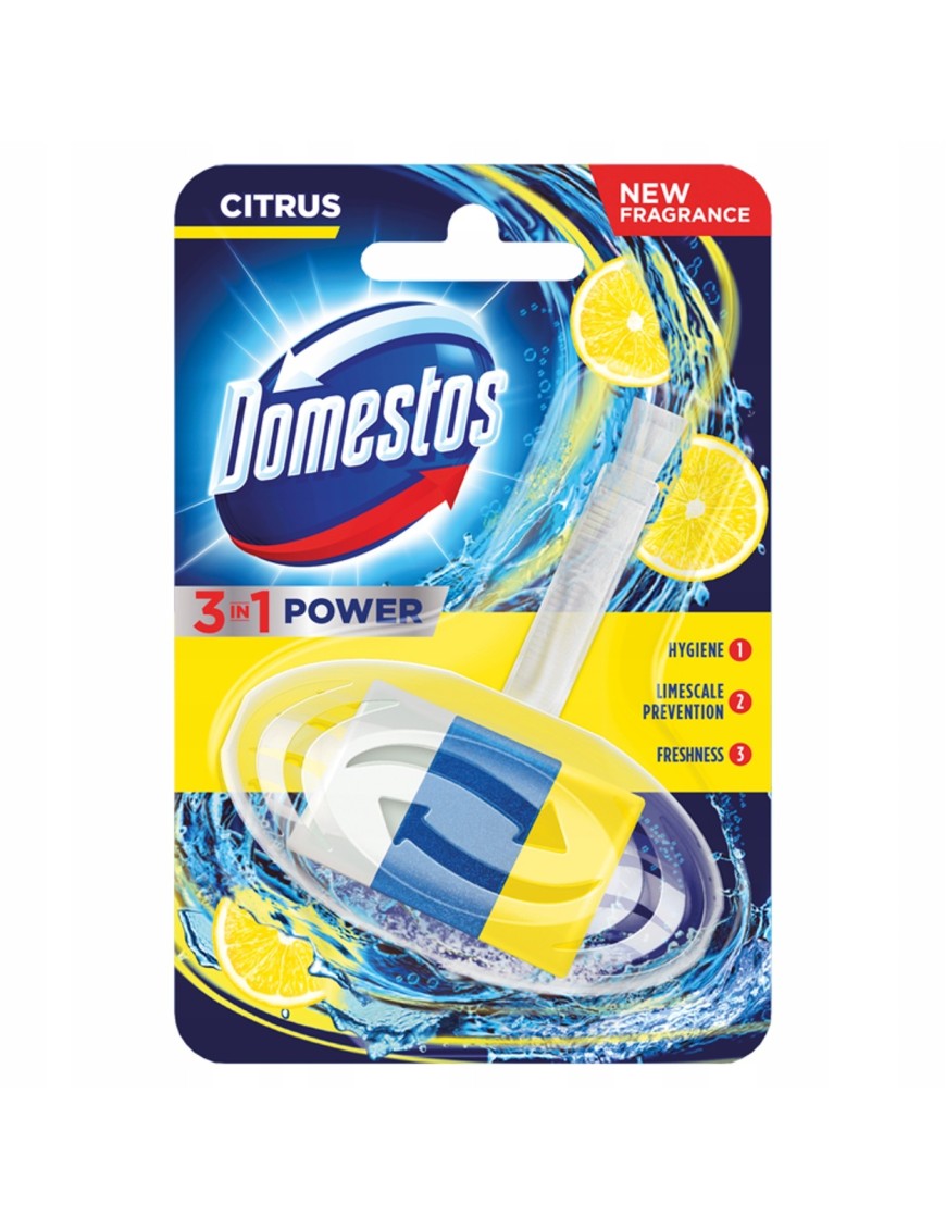 Domestos 3w1 Citrus Kostka toaletowa 40 g