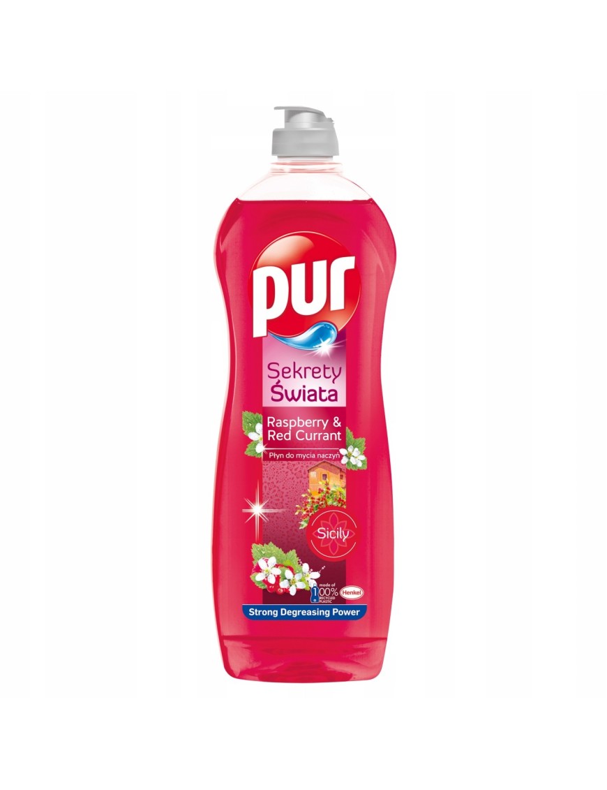 Pur Raspberry & Red Currant Płyn do naczyń 750