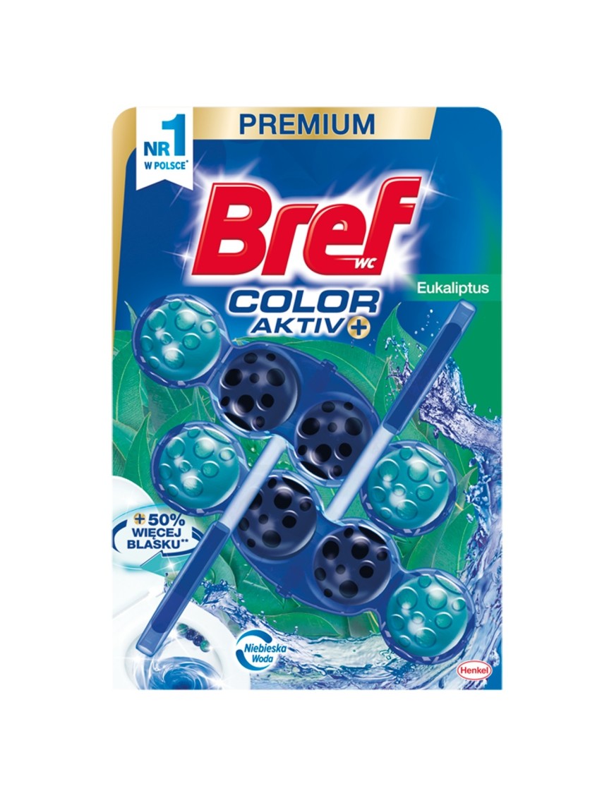 Bref WC Color Aktiv eukaliptus 2 x 50 g