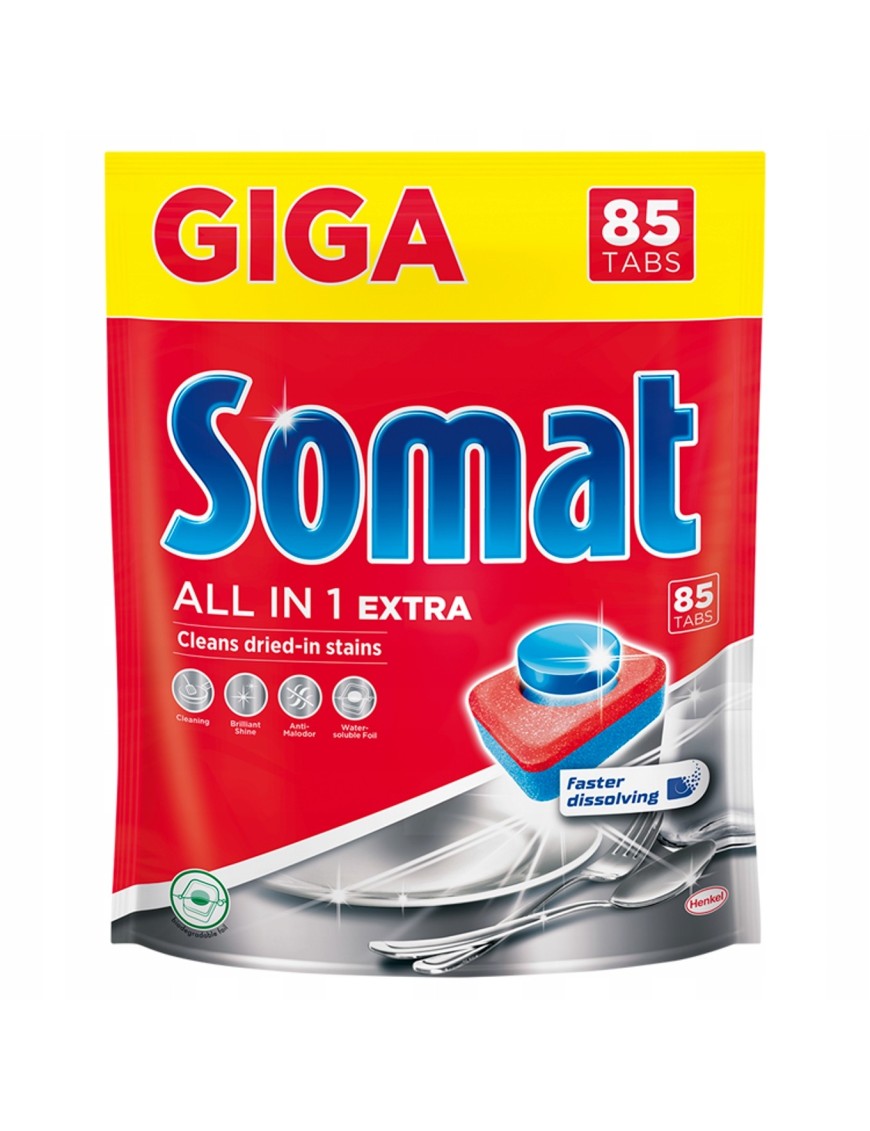 Somat Extra Tabletki do mycia w zmywarkach 85szt
