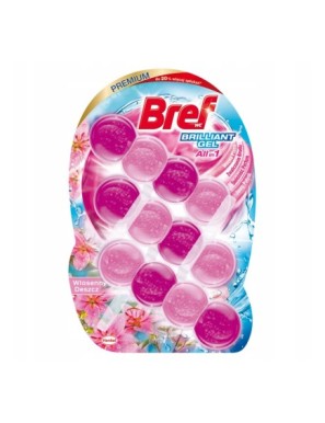 Bref WC Brilliant Gel All in 1 wiosenny deszcz 3sz