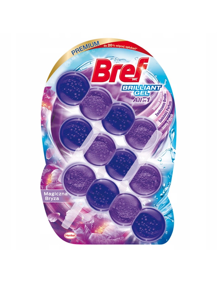 Bref WC Brilliant do muszli WC magiczna bryza 3x42