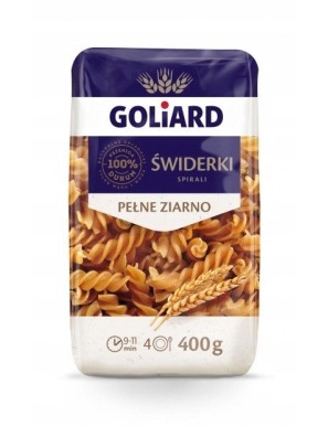 Goliard makaron świderek pełne ziarno 400 g