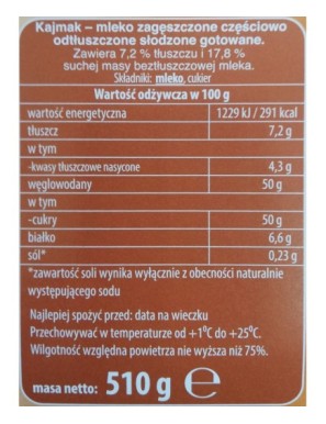 SM Gostyń Kajmak masa krówkowa gostyńska 510 g