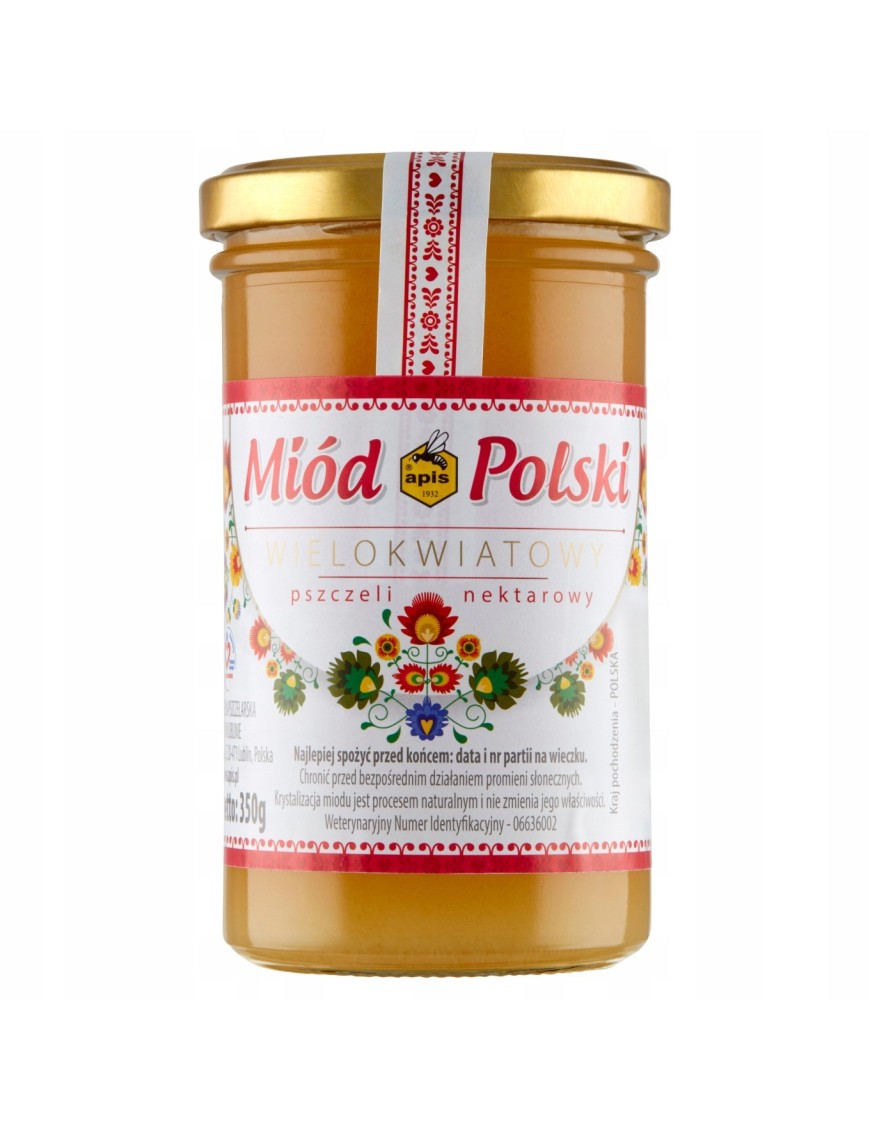 Apis Miód polski wielokwiatowy pszczeli nektarowy