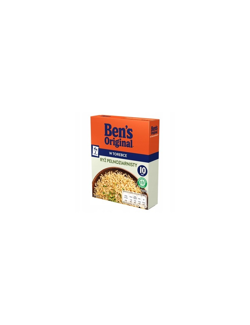 Uncle Ben's Ryż pełnoziarnisty 500 g (4 torebki)