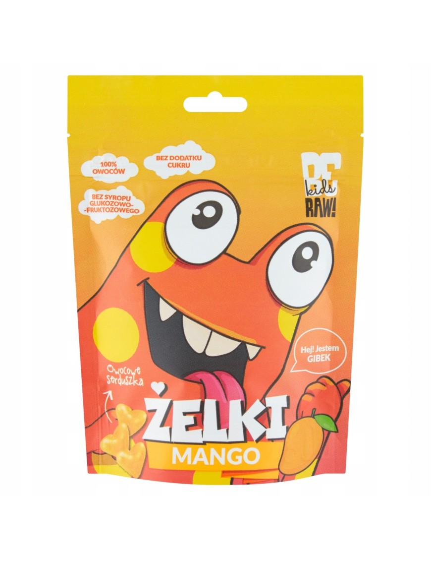 Be Raw! Kids Żelki mango 35 g