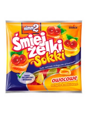 nimm2 Śmiejżelki Sokki Żelki owocowe 90 g