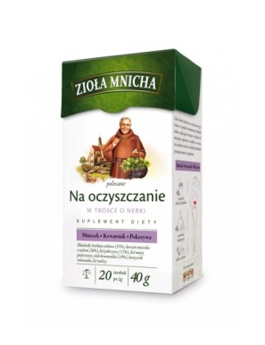 Zioła Mnicha Na oczyszczanie Herbatka ziołowa 40g