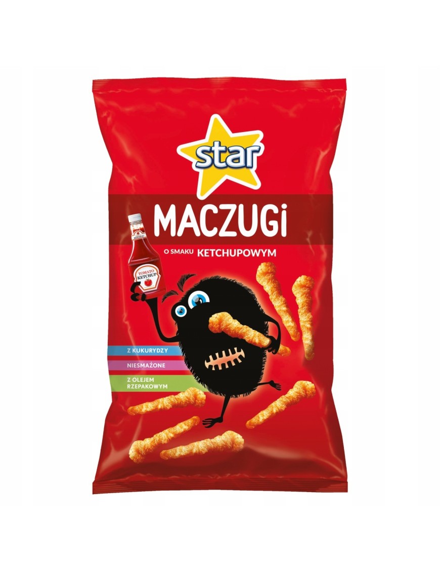 Star Maczugi Chrupki o smaku ketchupowym 80 g