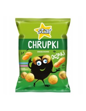 Star Oczaki Chrupki kukurydziane orzechowe 125 g