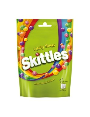 Skittles Crazy Sours Cukierki do żucia 174 g