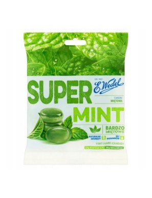 E. Wedel Super Mint Cukierki miętowe 90 g