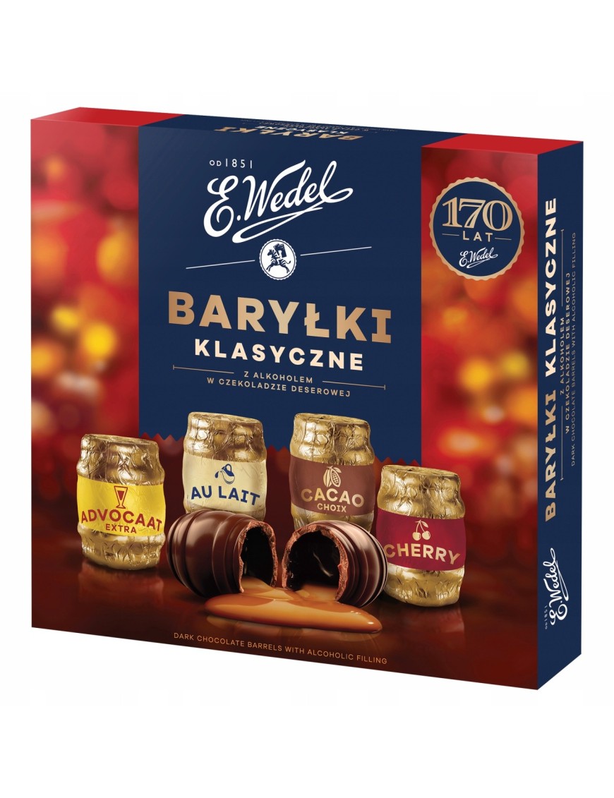 E. Wedel Baryłki z alkoholem w czekoladzie 200 g