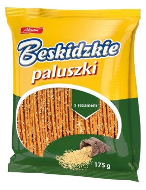 Aksam Beskidzkie Paluszki z sezamem 175 g