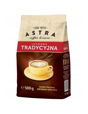 Astra Łagodna Tradycyjna kawa drobno mielona 500 g