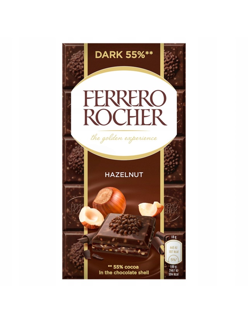 Ferrero nadzieniem i kawałkami orzechów 90 g