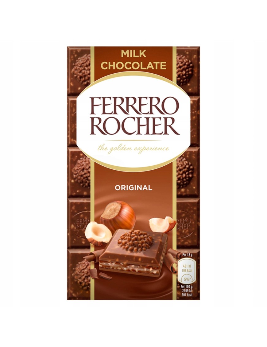 Ferrero Rocher Czekolada z orzechowym i kawałkami