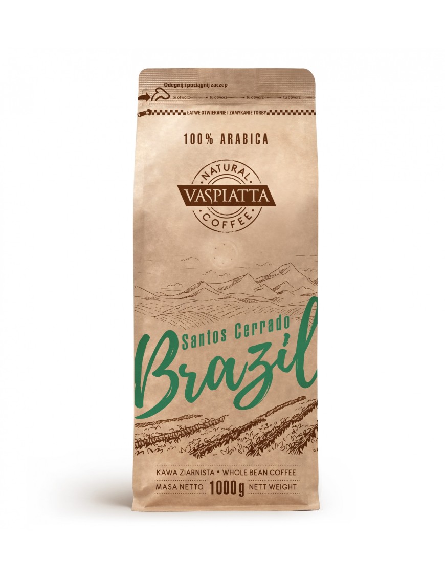 KAWA VASPIATTA NATURAL BRAZIL SANTOS CERRADO 1000g