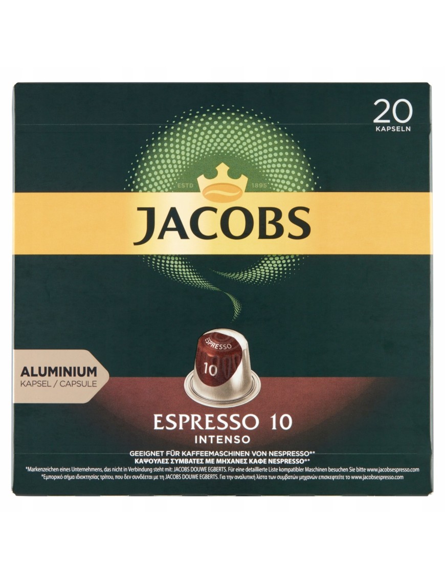 Jacobs Espresso Intenso Kawa mielona w kapsułkach