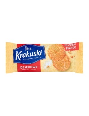 Krakuski Deserowe Herbatniki z cukrem 200 g