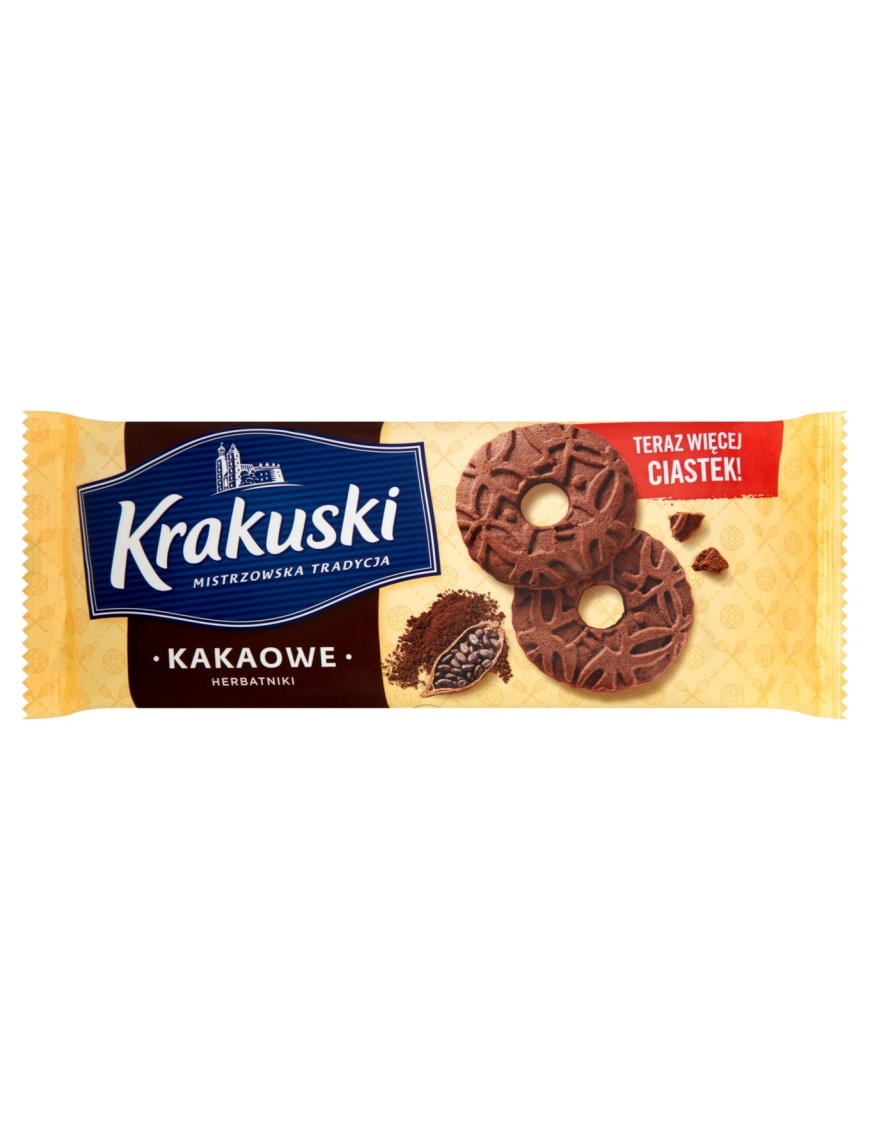 Krakuski Kakaowe Herbatniki 163 g