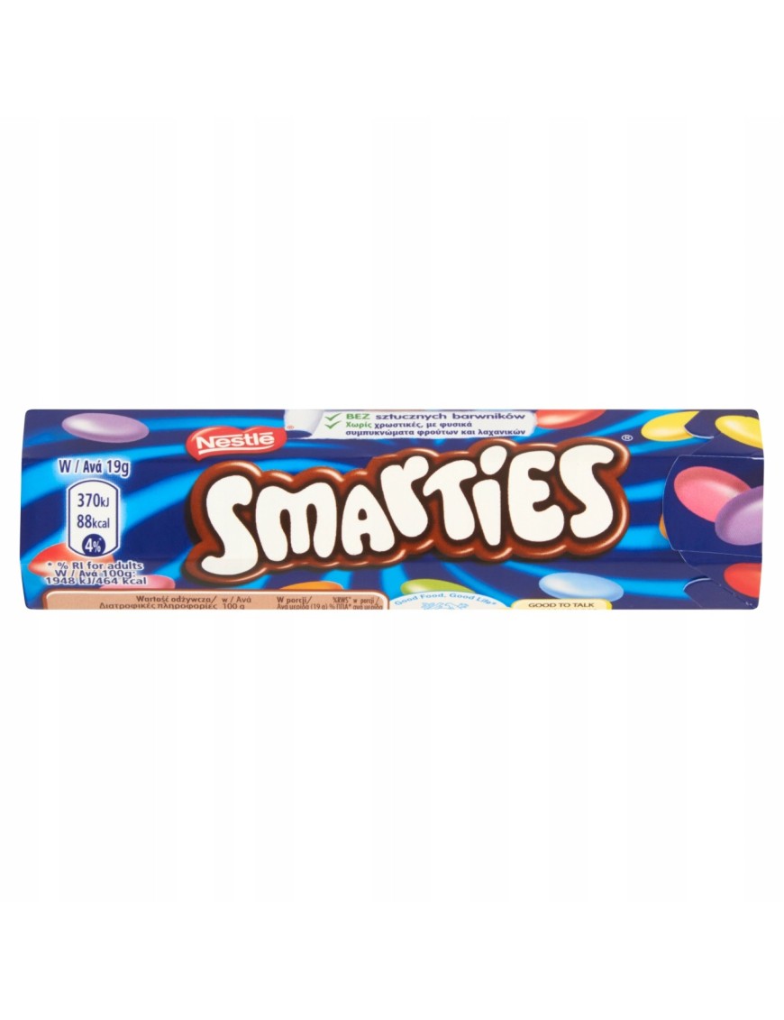 Smarties czekolada w chrupiących skorupkach 38 g