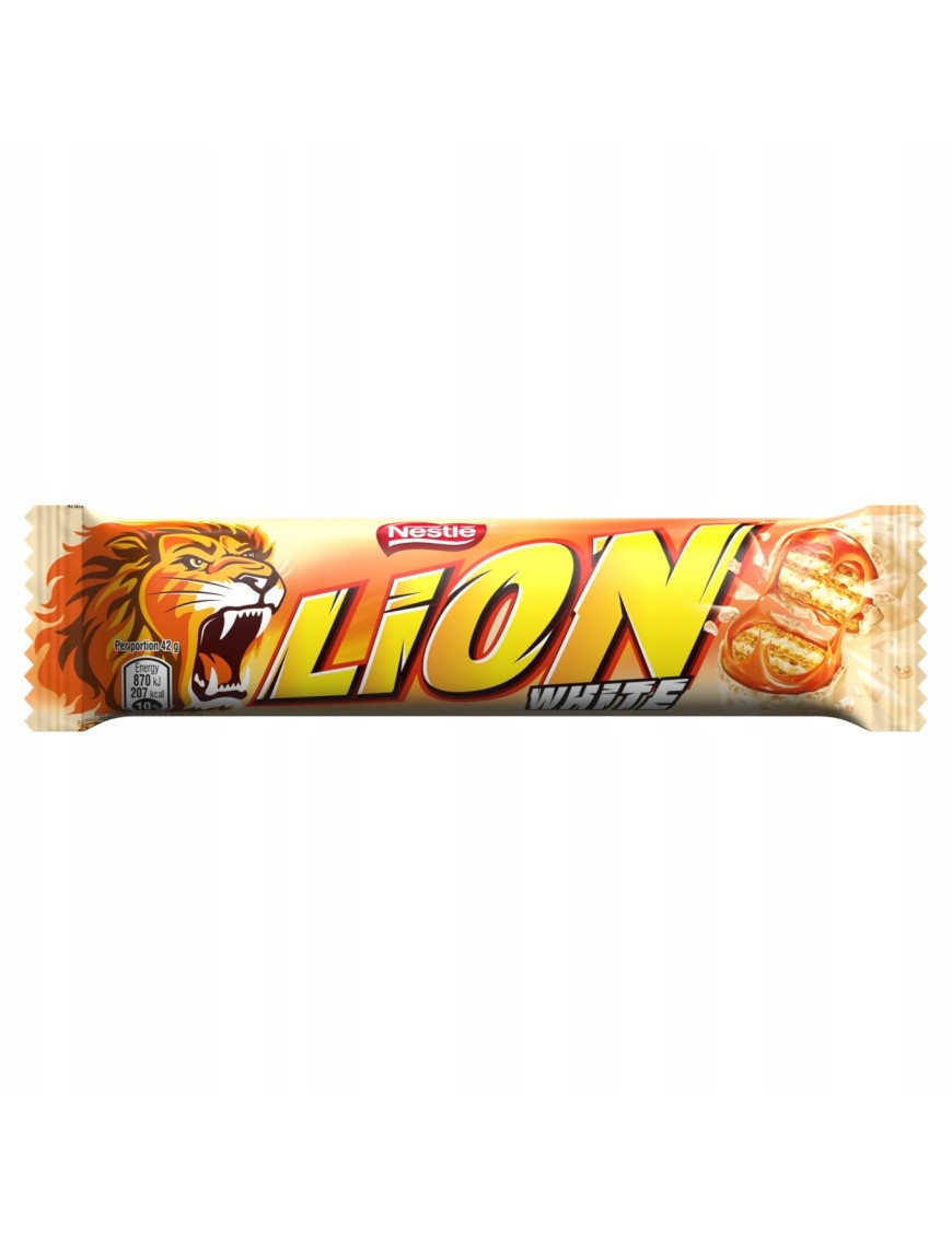 Lion Nadziewany wafel z karmelem i płatkami 42 g