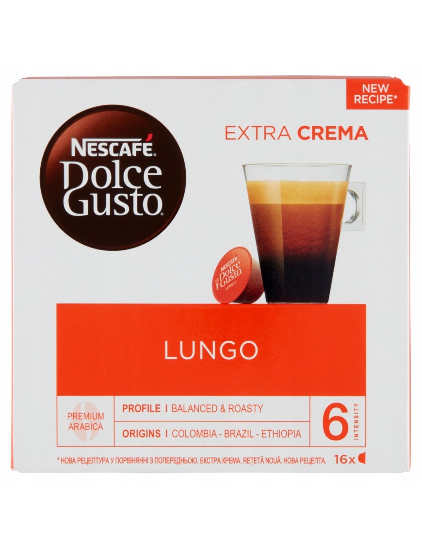 Nescafé Dolce Gusto Lungo Kawa w kapsułkach 104 g