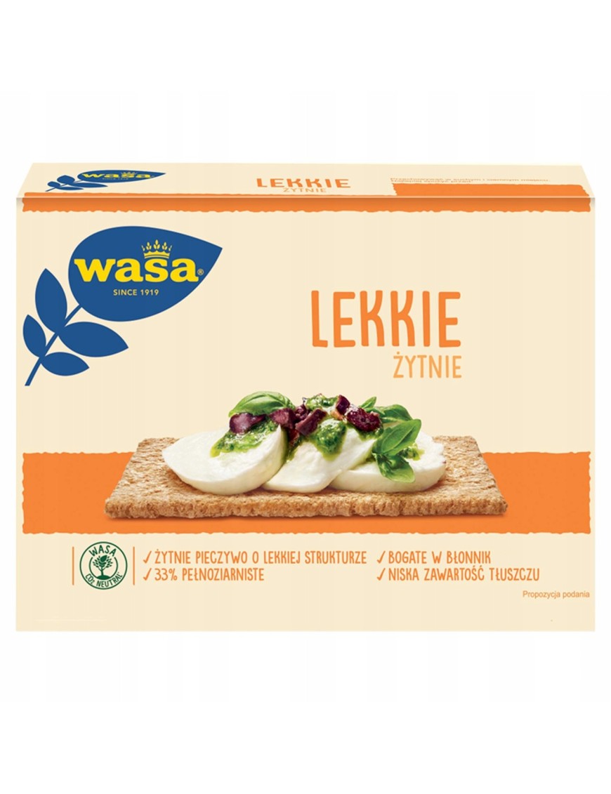 Wasa Pieczywo lekkie żytnie 140 g