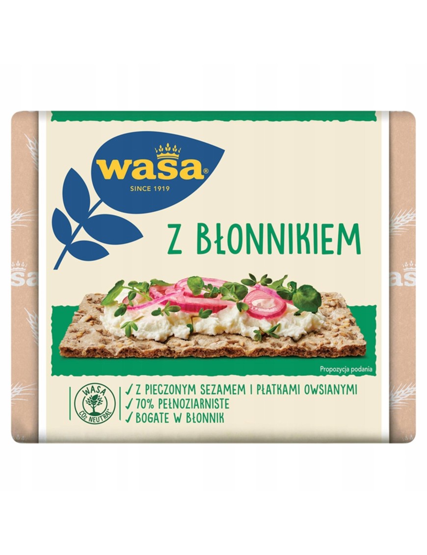 Wasa Pieczywo chrupkie z błonnikiem 230 g