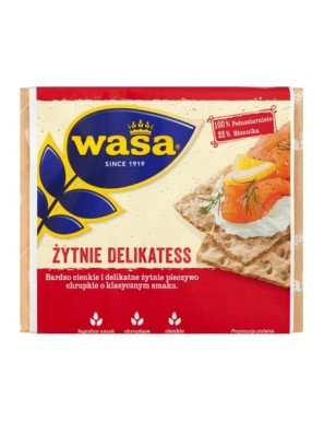 Wasa Żytnie Delikatess Pieczywo 210 g