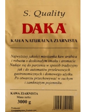 Kawa Daka S.Quality mieszanka ziarno 3 kg