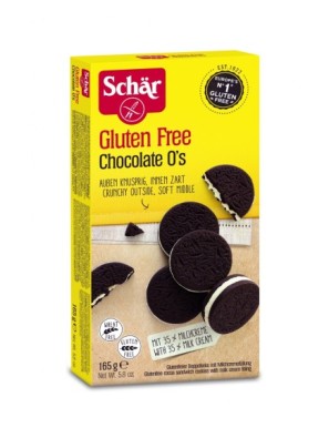 Schär Chocolate O's Bezglutenowe herbatniki 165 g