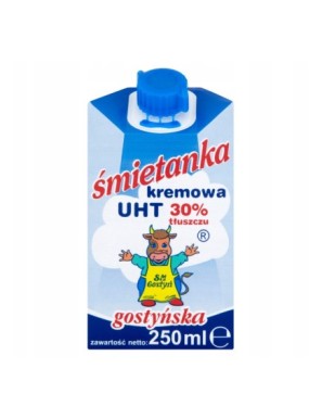 SM Gostyń Śmietanka gostyńska kremowa 30 % 250 ml