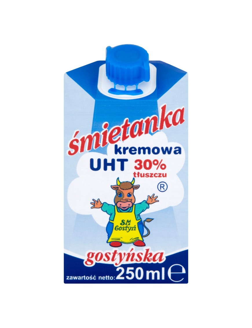 SM Gostyń Śmietanka gostyńska kremowa 30 % 250 ml