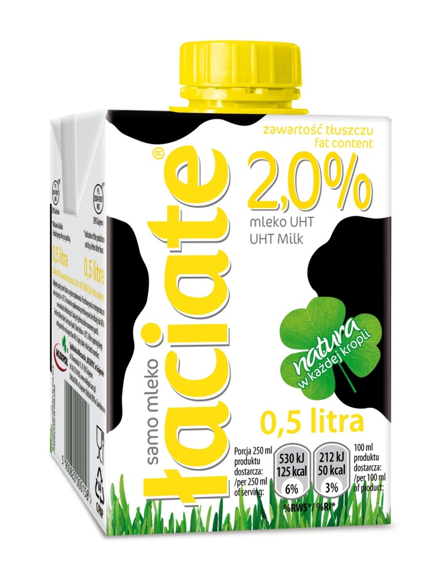 Łaciate Mleko UHT 2,0 % 500 ml