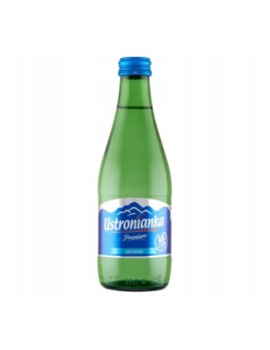 Ustronianka Premium Woda źródlana gazowana 330 ml