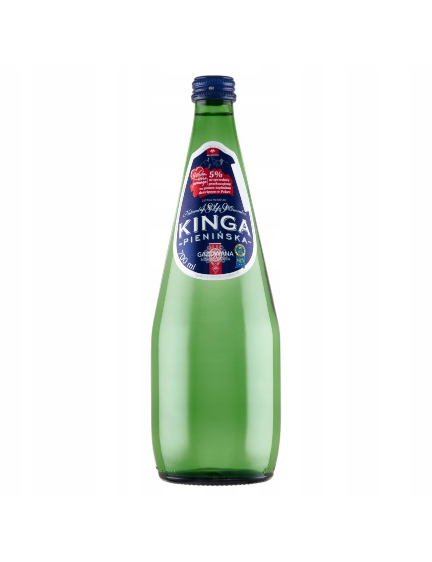 Kinga Pienińska woda mineralna gazowana 700 ml