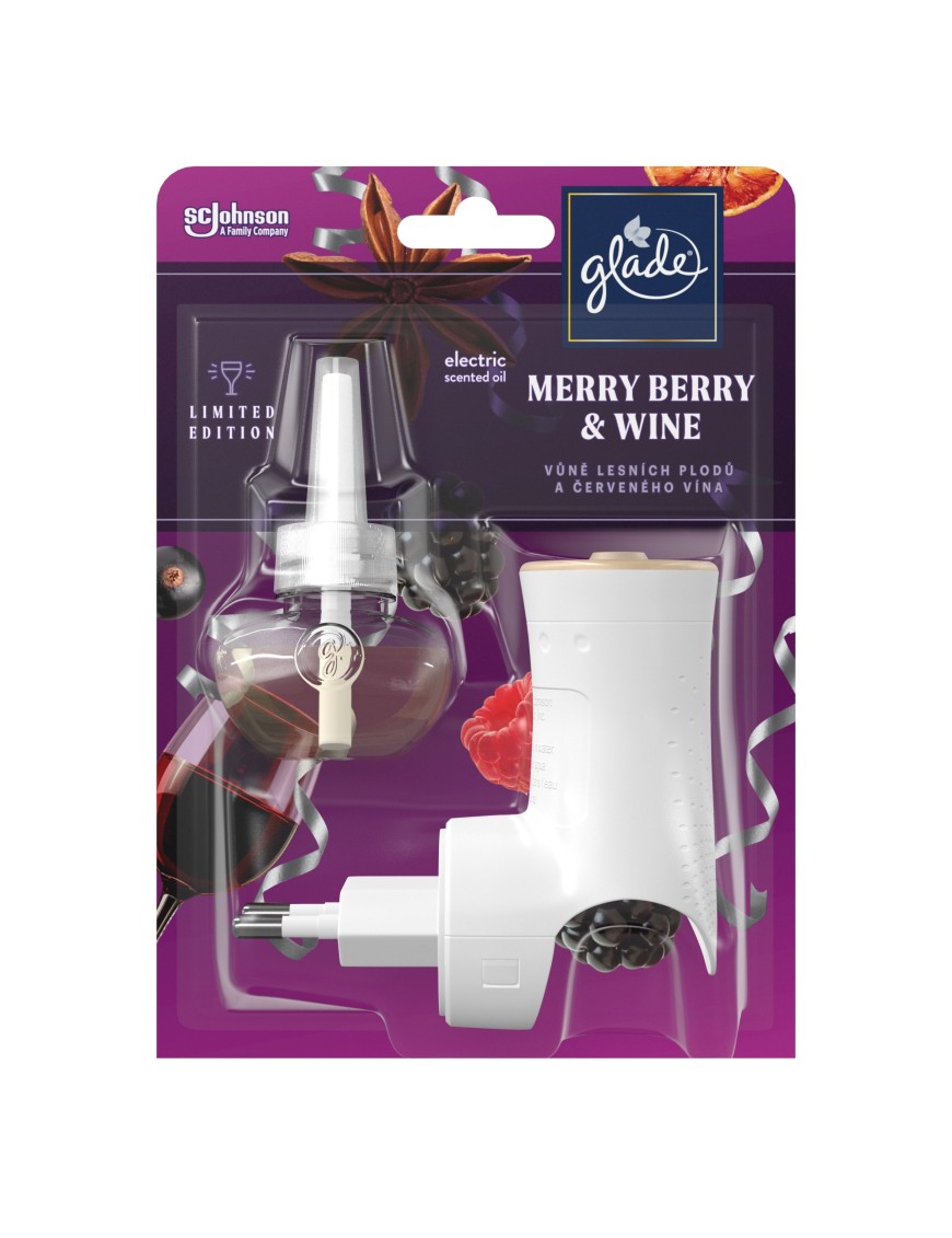 Glade electric scented oil- Merry Berry & Wine