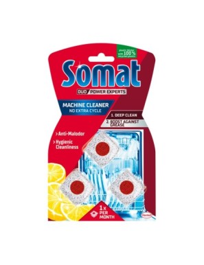 Somat Machine Cleaner Anti-Grease 3x19g
