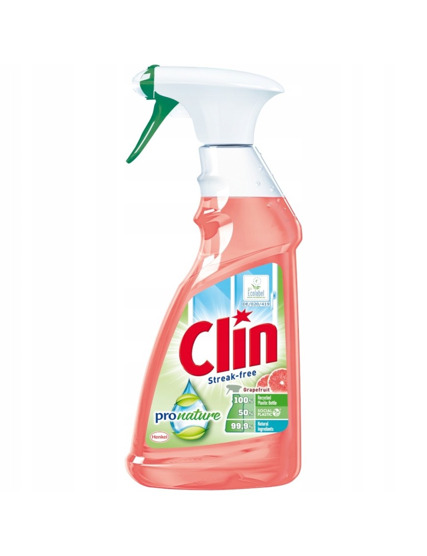 Clin ProNaturegrapefruit 500ml płyn do mycia szyb