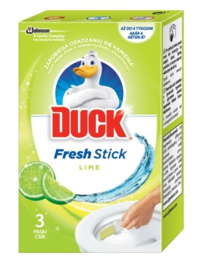 Duck Fresh Stick Lime Żelowe paski do toalet 27g