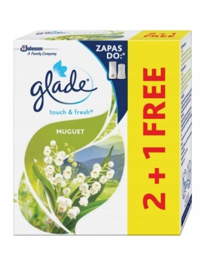 Glade Touch & Fresh Zapas do odświeżacza 3x10m